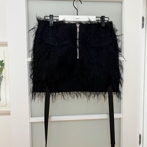 Sacai faux fur skirt - Picture 2 of 6